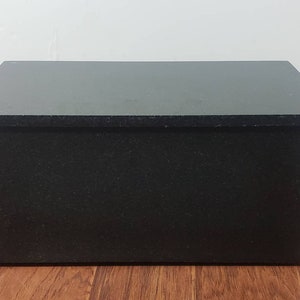 Handmade Stone Box 12&quot;×6&quot; height 6&quot; available in variety of stone colors personalization available  free shipping to The United States