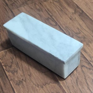 Ocean Silver marble pill box 7"×2 1/4" height 2 3/8" with weakly pill organizer FREE SHIPPING
