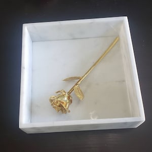 Handmade Marble tray/box 11&quot; × 11&quot; height 3&quot; Available in a variety of stone types FREE SHIPPING a perfect elegant storage box.