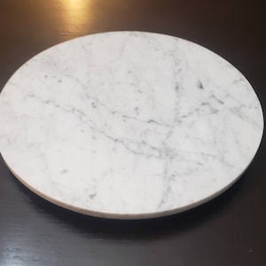 Handmade Stone Lazy Susan 12" diameter available in a variety of stone types perfect for an elegant addition for your table FREE SHIPPING.