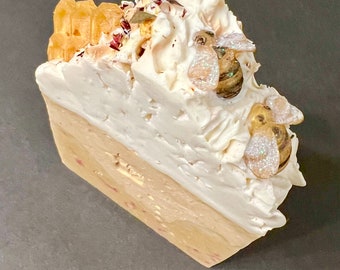 Honey Bee Bar Soap Handmade Soap Homemade Handcrafted Bee Lover Soap Honey Comb Artisan Soap Gift