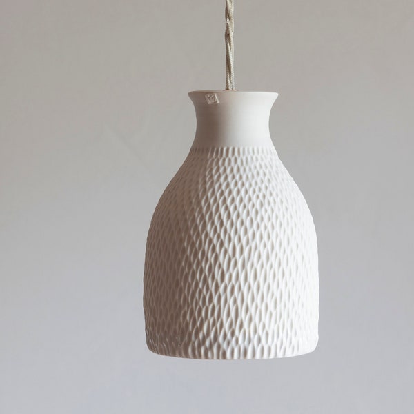 Porcelain lamp "VANDA concave"