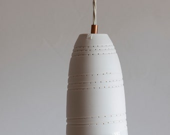 Porcelain lamp "STELLA convex"