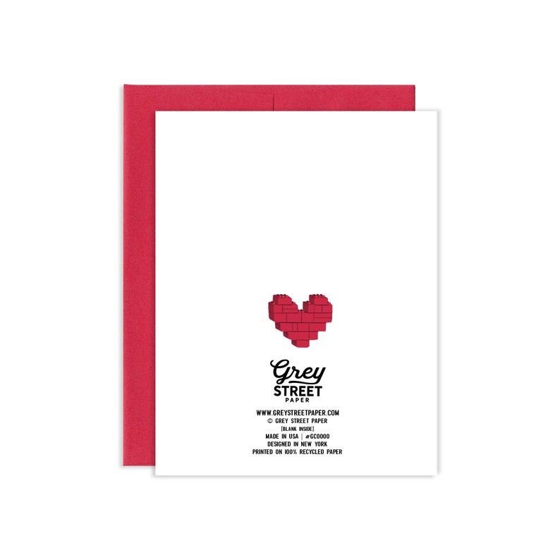 Love You To Pieces Love Card Valentines Day Card Kids Valentine Card Cute Valentine Card image 2