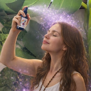 Violet Flame Aura Mist, Energie, Reinigungsspray, Spiritueller Schutz, Meditationshilfe (Kanalisiert)