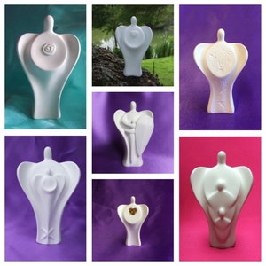 Set of 7 Archangels Sculptures - Michael, Raphael, Chamuel, Jophiel, Gabriel, Azrael and Ariel for meditation and healing