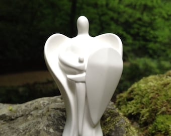 Erzengel MICHAEL Statue Skulptur In zwei Größen 90 mm und 200 mm hoch,für Schutz, Stärke, Heilung und Meditation handgefertigt mit Kristallen
