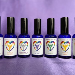 Angel channeled Aura Energy  spray with Free Positivity card