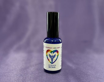Archangel Michael Energy aura Mist channeled spray with Free Positivity card