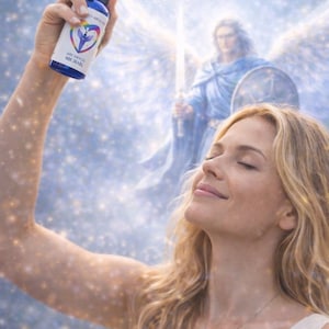 Archangel Michael Energy aura Mist channeled spray with Free Positivity card