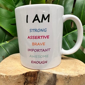 I am MUG - affirmations can be personalised with a name