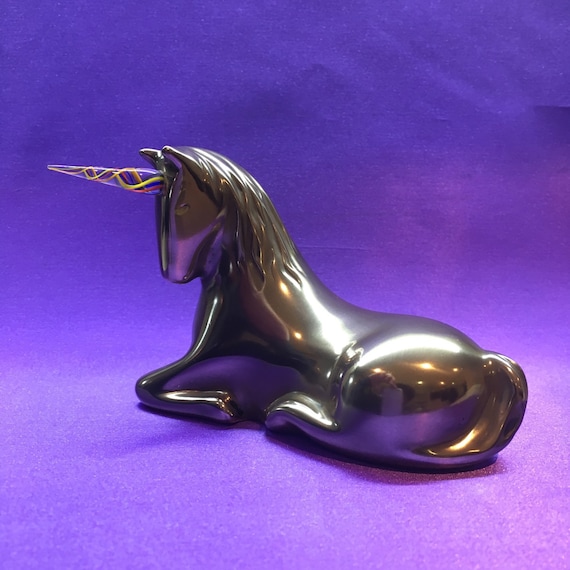 Bronze Unicorn Sculpture 110mm for Healing and Meditation With Etsy UK