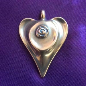 Archangel Gabriel bronze handheld or pendant 40mm