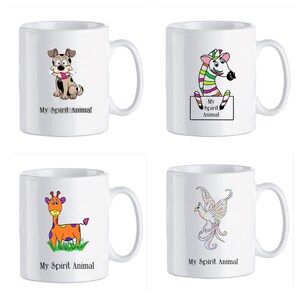 My Spirit Animal MUG various designs can be personalised image 3