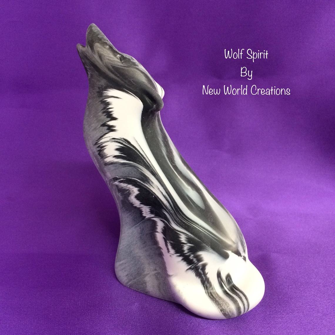 Wolf Sculpture Statue for Protectionhealing and Meditation Etsy UK