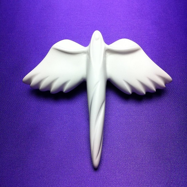 Angel of Light handheld sculpture, handmade and hand polished designed to hold during healing or meditation as an energy tool