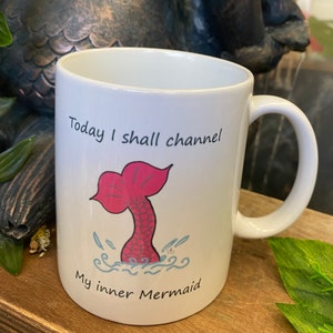 MERMAID MUG can be personalised with a name