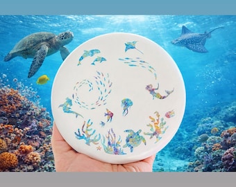 大天使アリエル - 動物の守護者 - セラミックタイル - リサ
