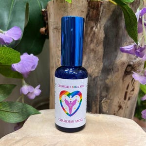 Angel channeled Aura Energy  spray with Free Positivity card