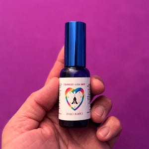 Spray Energy Aura Mist con miscela speciale PALO SANTO e carta di positività gratuita per la preghiera, il dolore e il rilascio dello stress
