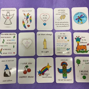 Carte di amicizia positive per portafoglio o borsetta