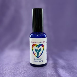 Manifest Abundance Energy Aura Mist Spray with Free Positivity Card