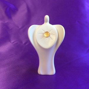 Archangel Uriel statue/sculpture..handmade and used for healing and meditation 90mm high