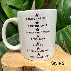 Tazza Chakra Mantra con carta mantra GRATUITA