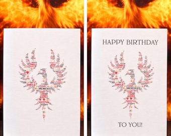 PHOENIX CARD kann mit jedem Gruß auf der Vorderseite personalisiert werden