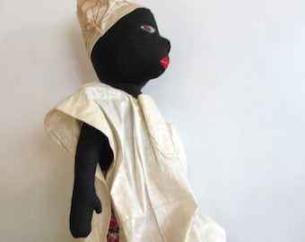 Large Vintage Collectable Handmade African Doll.