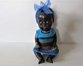 Small Rare Vintage Doll - Made in England - Some Damage MEMsArtShop.