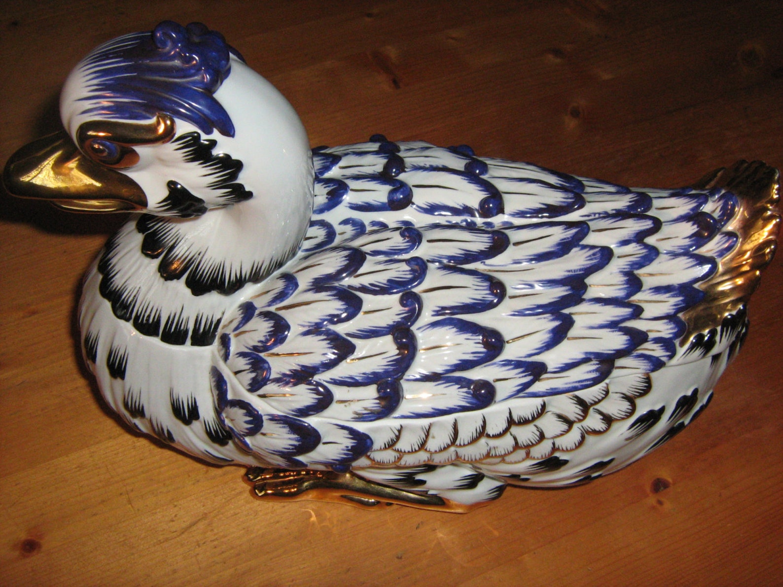 Large Ceramic Duck Egg Container.. Etsy