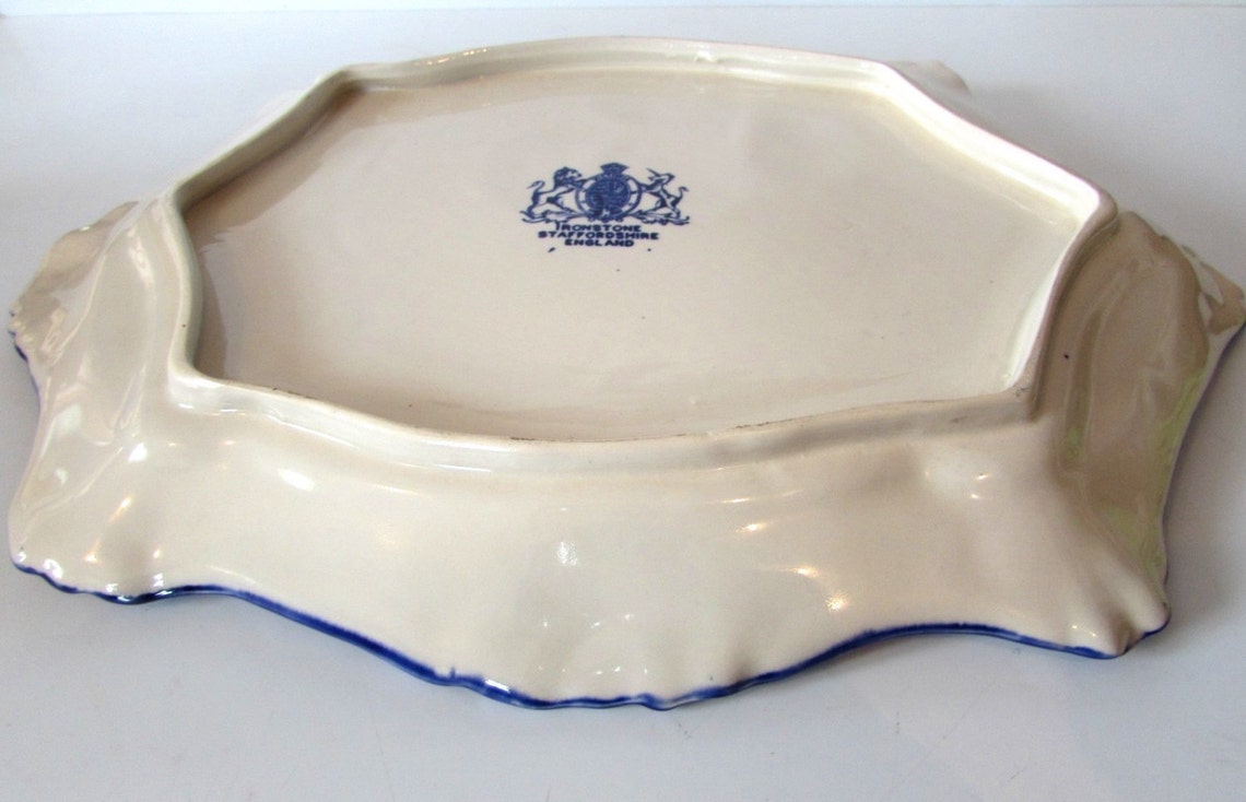 Large Antique Ironstone Staffordshire Cheese Dish With Lid Etsy UK