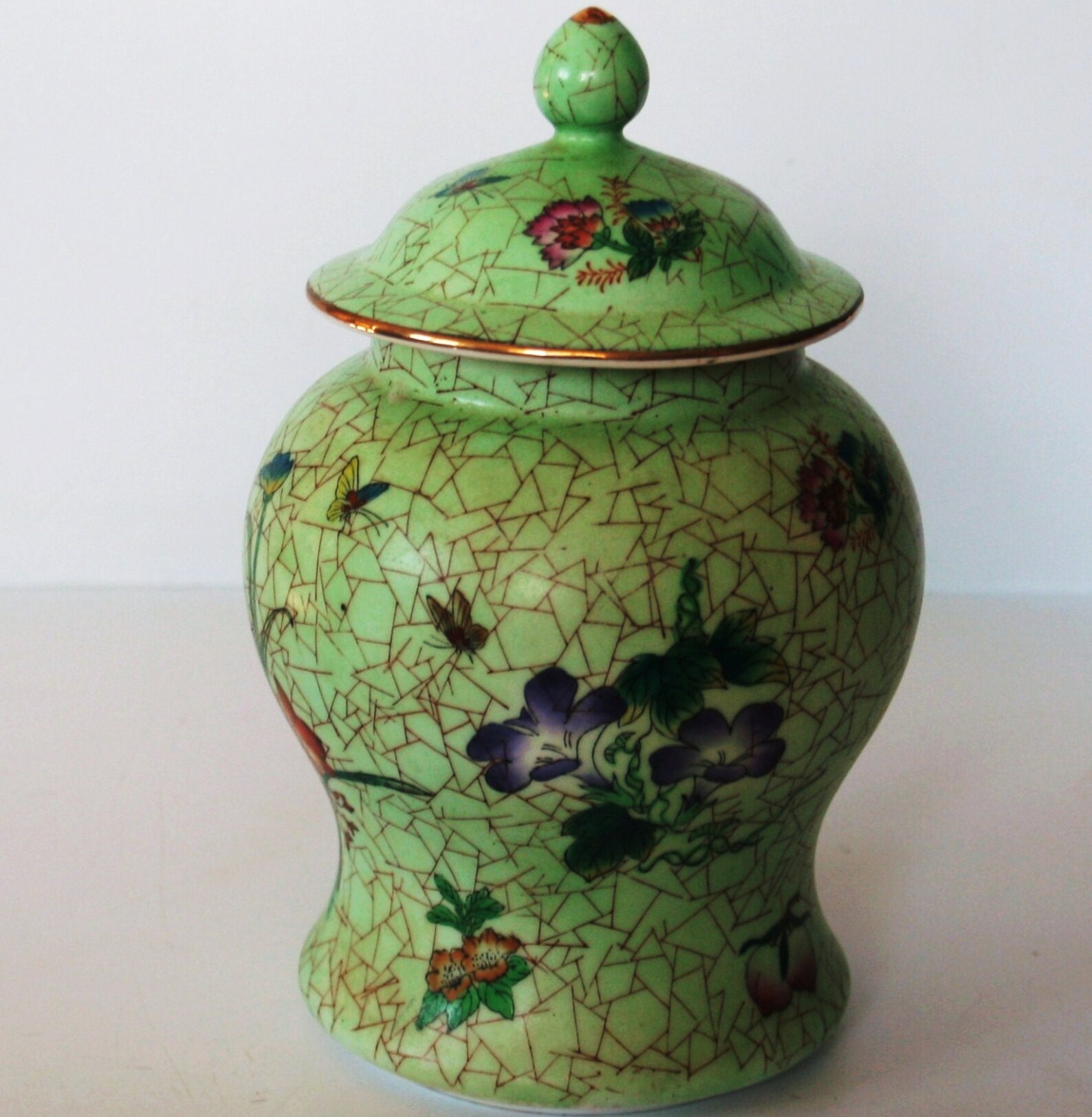 Individual Large Antique/Vintage Oriental China Ginger Pot Etsy