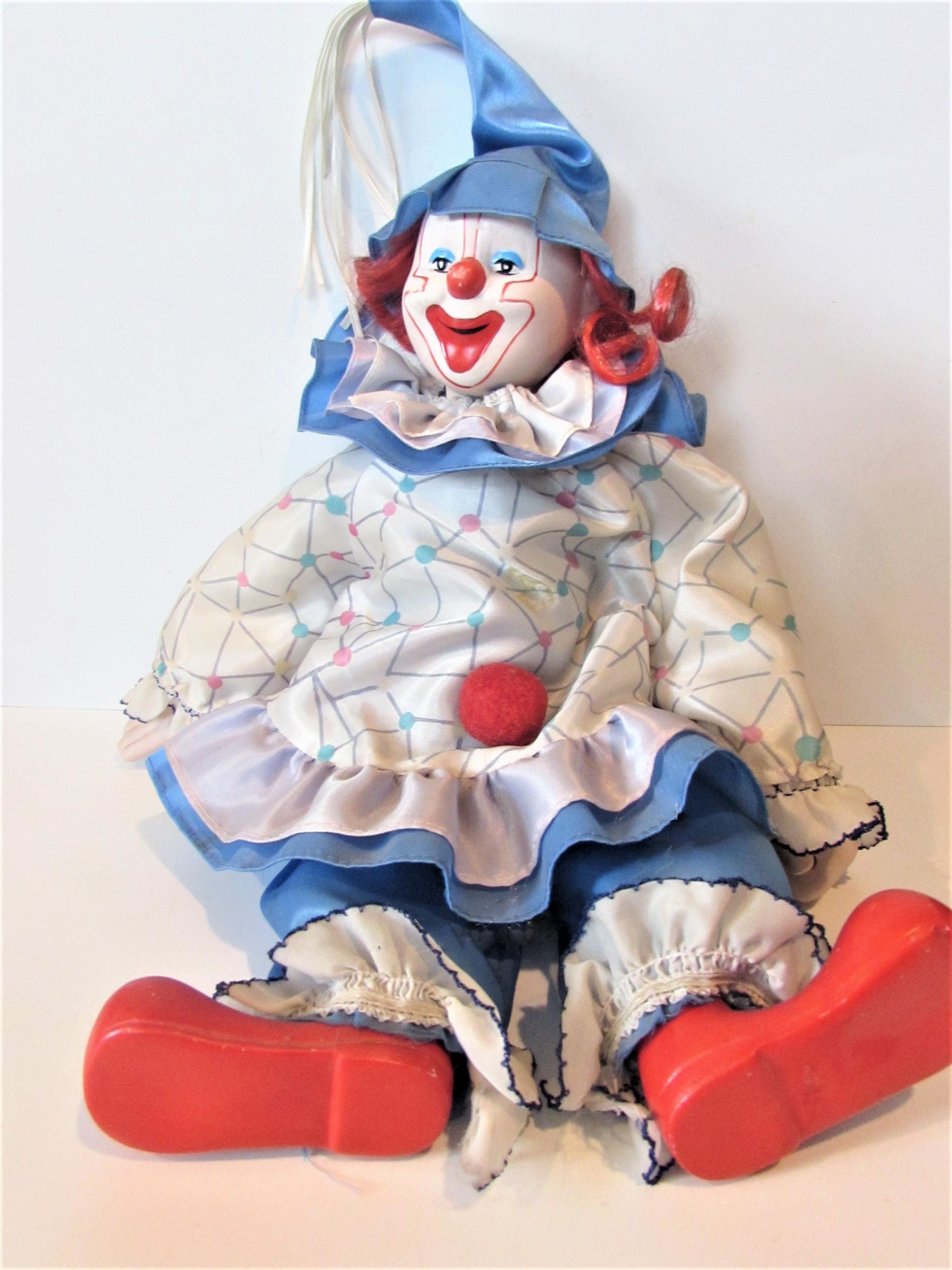 【メ1010-09】Clown Large Vintage Clown Doll 1989 Heritage Mint Ltd (not Complete