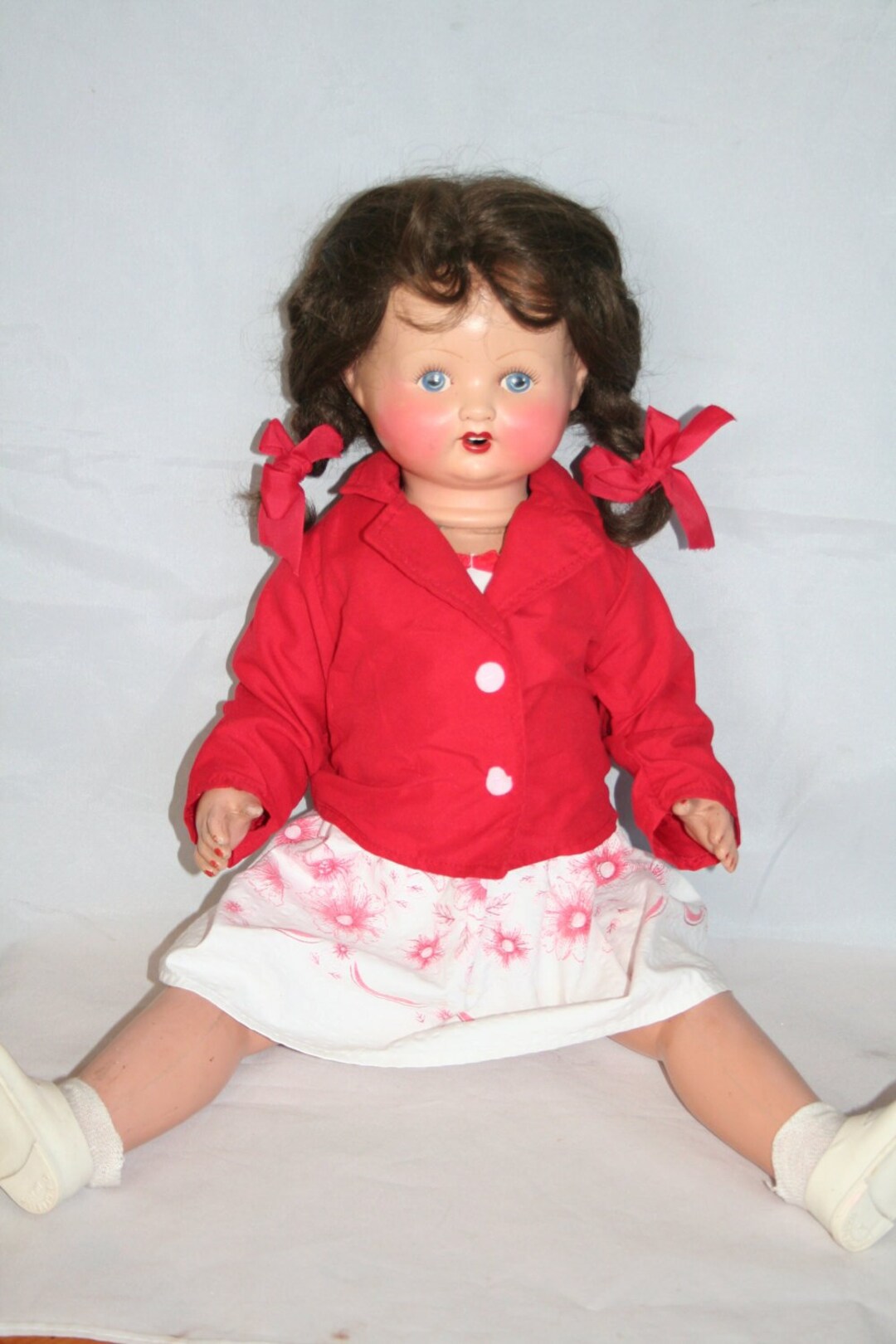 Large Vintage Composition Doll. - Etsy