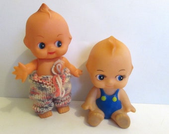 Two Small Vintage Kewpie Dolls. /MEMsArtShop.