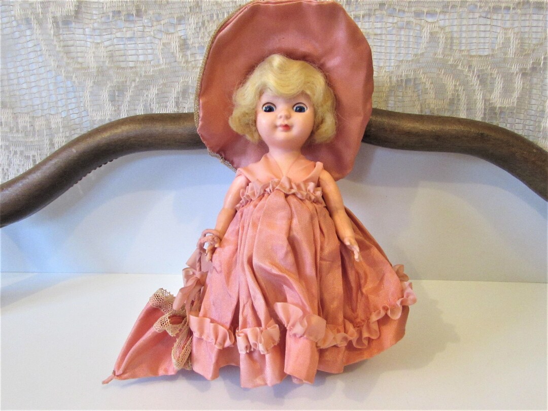 Vintage Rosebud Doll With Home Made Outfit Made in England Etsy