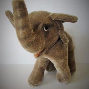 Large Old Antique/Vintage German Steiff Elephant - Wood Straw Filled - Toy Bear Doll   / MEMsArtShop