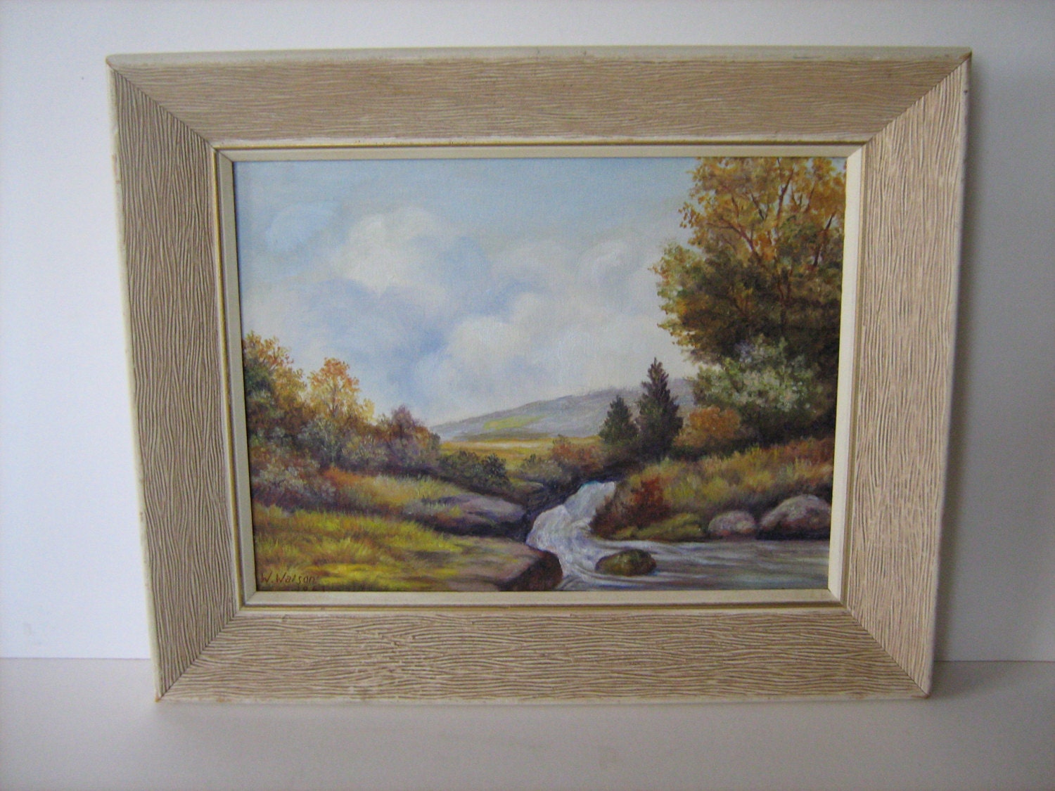 Original Painting by W Watson 1963 Etsy