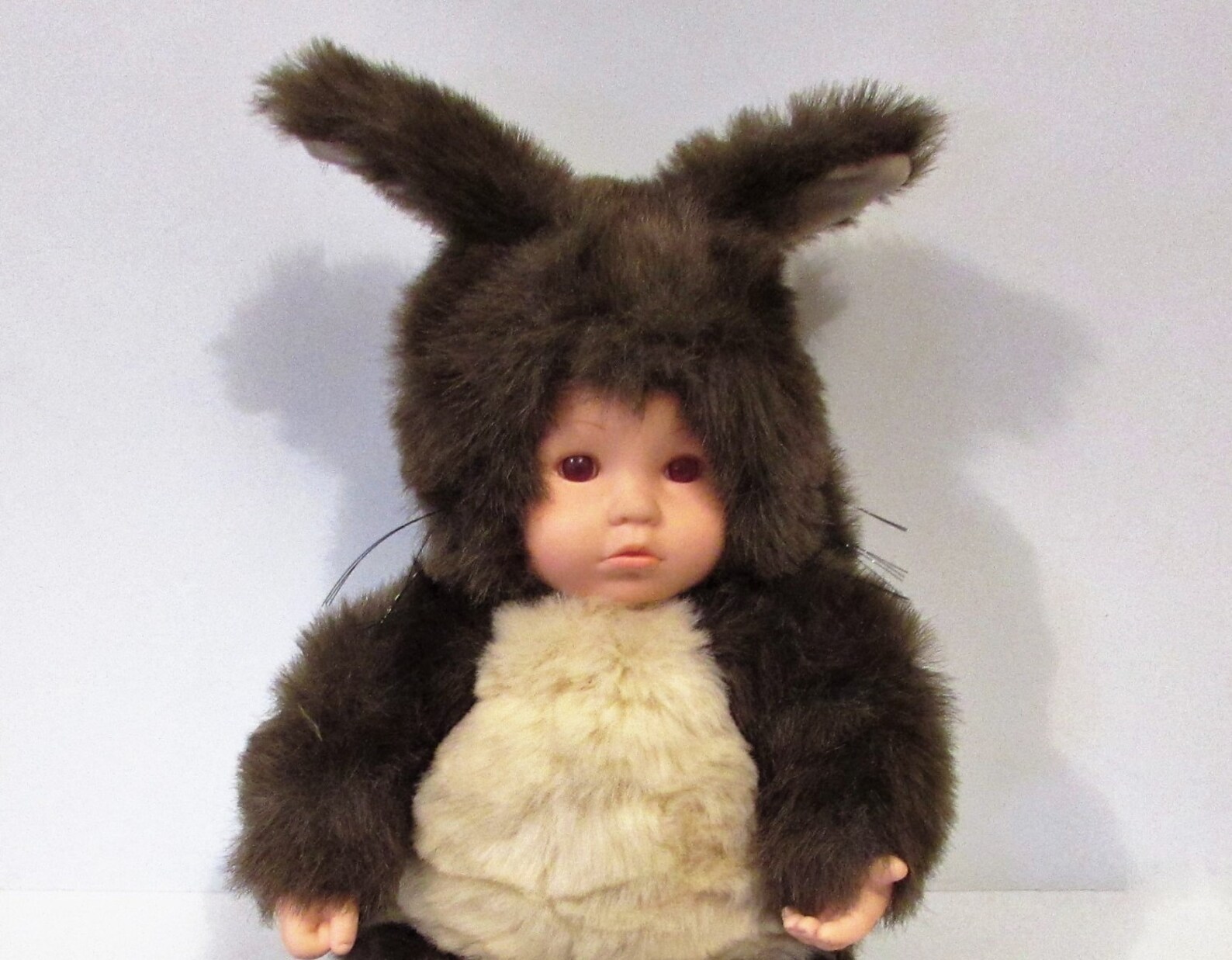 Anne Geddes Squirrel Baby Doll 18 Vintage Plastic Etsy