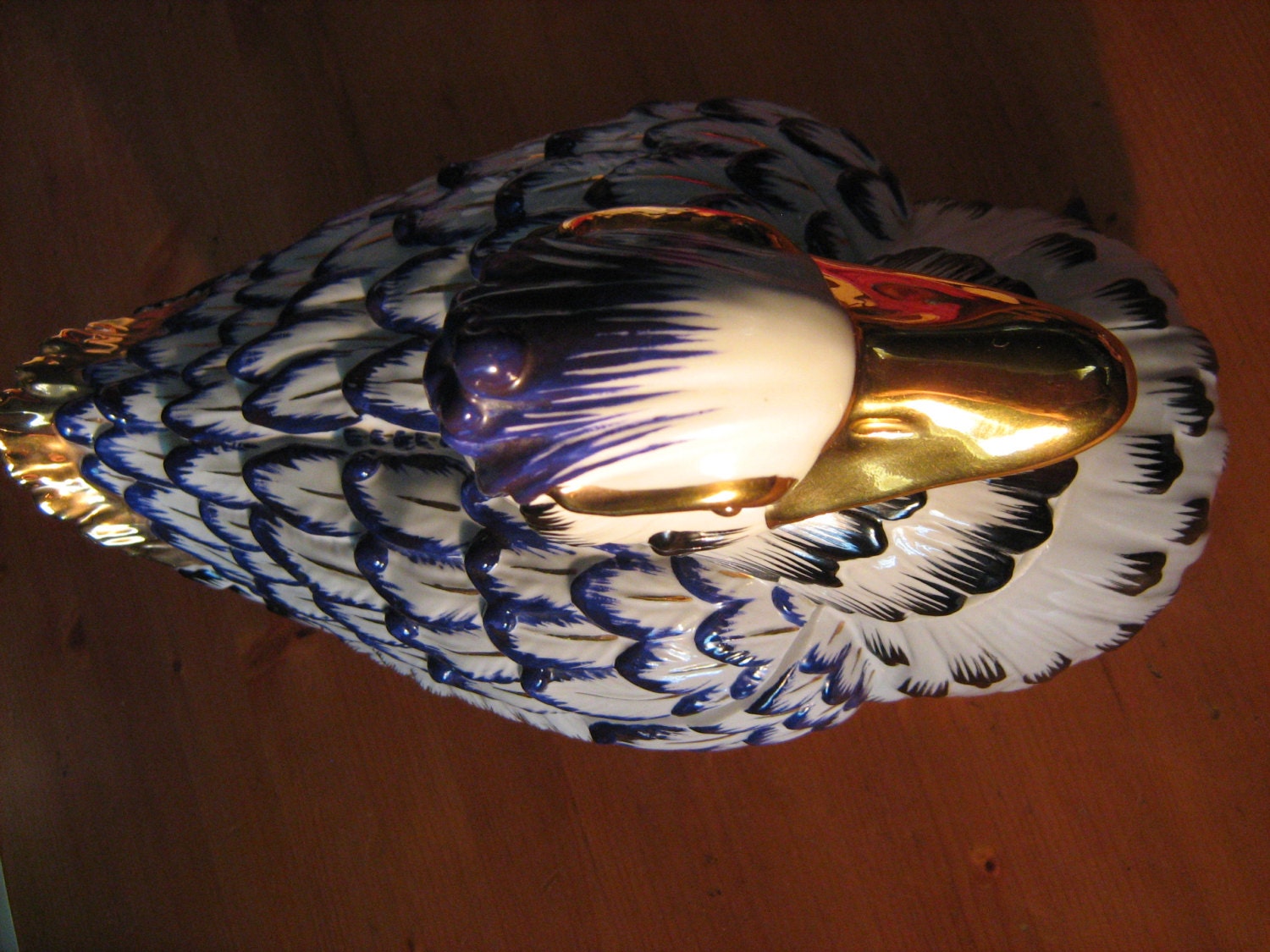 Large Ceramic Duck Egg Container.. Etsy