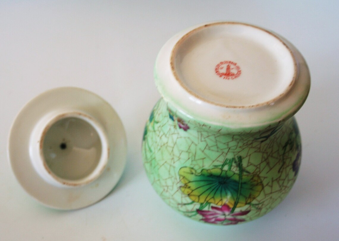 Individual Large Antique/Vintage Oriental China Ginger Pot Etsy