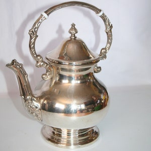 Stunning Large MR Silver Plated Jug/Coffee Pot With Ornate Decorative Design / MEMsArtShop.