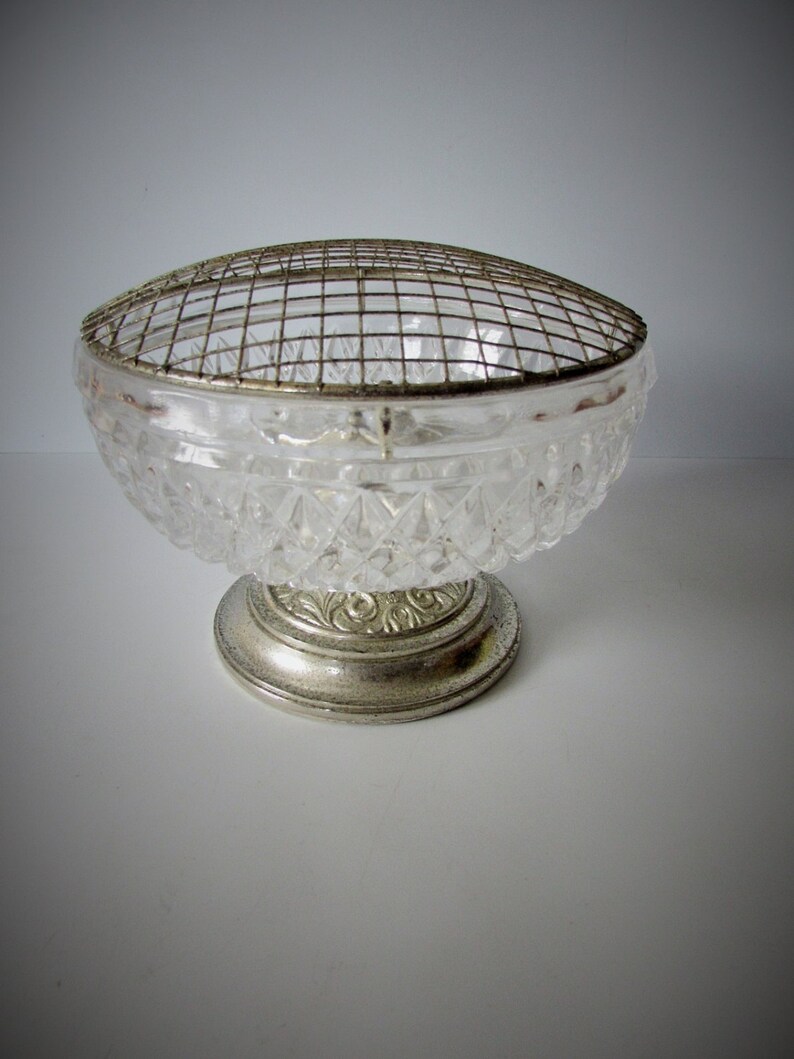 Stunning Vintage Cut Glass Rose Bowl by Grenadier England Etsy UK
