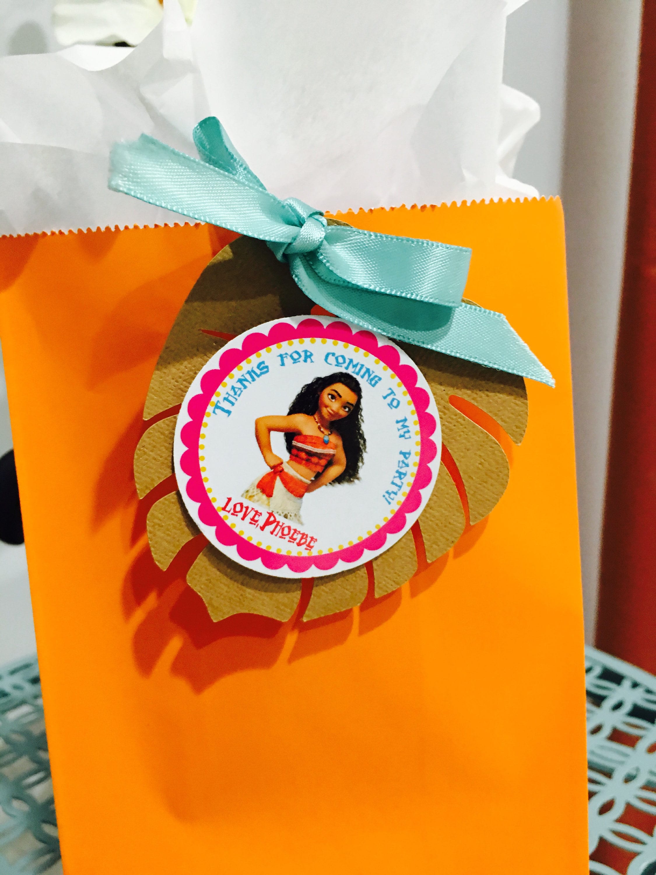 Moana Tags Moana Party Favor Tags Moana Party | Etsy