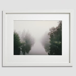 Foggy River, Fine Art Photography Print, Professional Photo Art, Wall Art, Nature Photography, Landscape Photography Prints, Home Decor