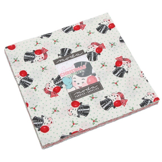 Assorted MODA Cheeky Charm Pack by Urban Chiks; 42-5 Inch Precut Fabric Quilt Squares