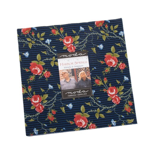 Harbor Springs Fat Quarter Bundle 40 fq'sMinick & Simpson for Moda Fabric Red White Blue shops July 4th
