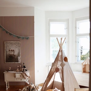 Linen teepee tent &quot;Natural&quot; earth home decor, teepee tent for boy&#39;s, linen accessories for kids, birtday gift idea, montessori kids room